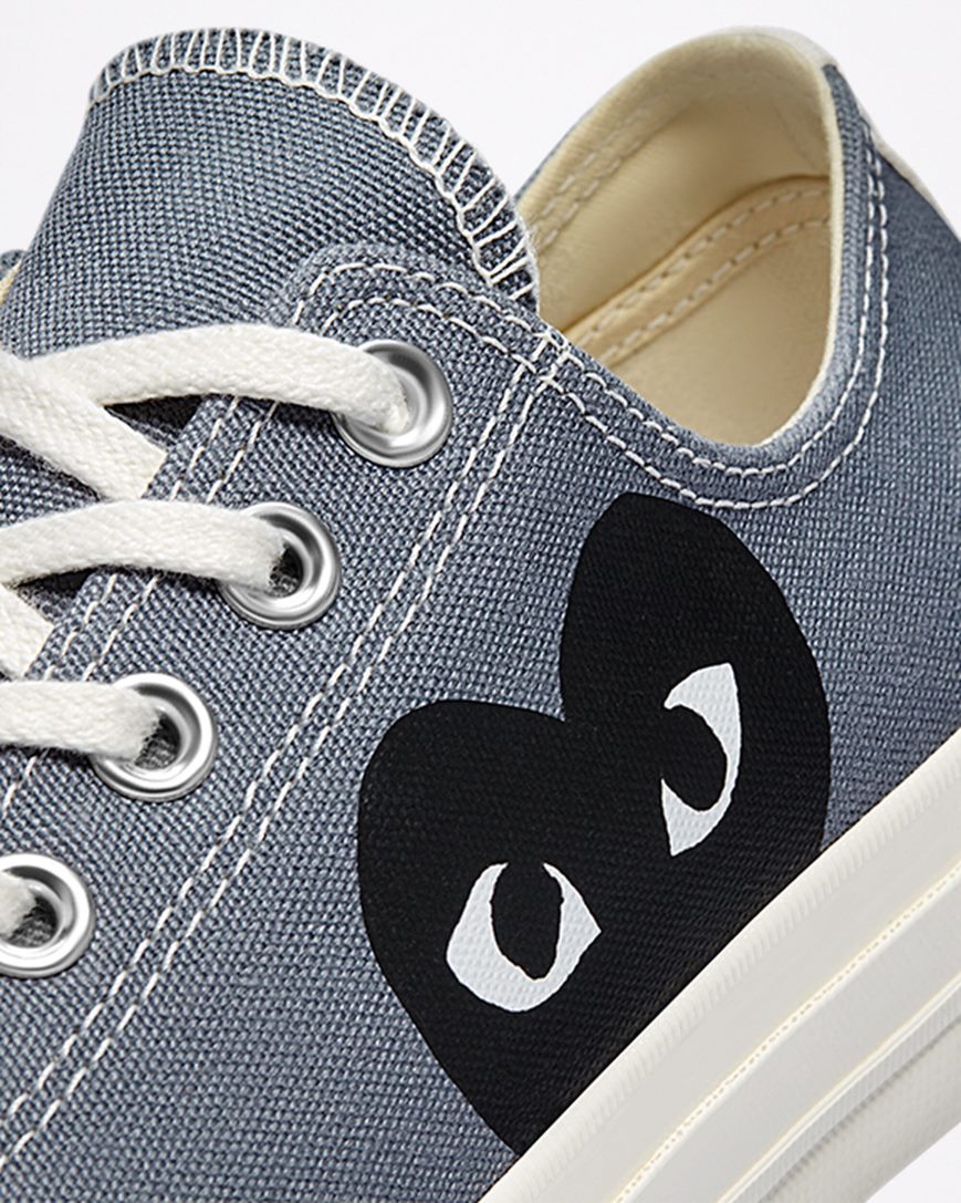 Dámské Boty Nízké Converse x Comme des Garçons PLAY Chuck 70 Šedé Černé | CZ TNLS60